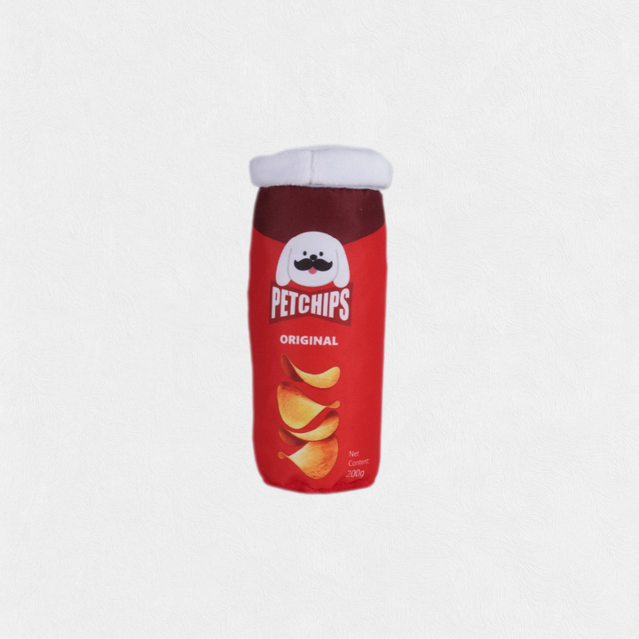 Woofunny Chip Bucket Plush Squeaky Dog Toy