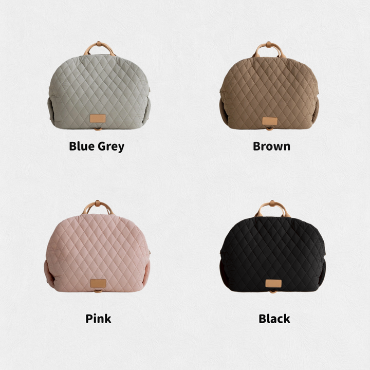 Woofunny Portable Dog Car Seat for Small Dogs (Up to 25lbs)