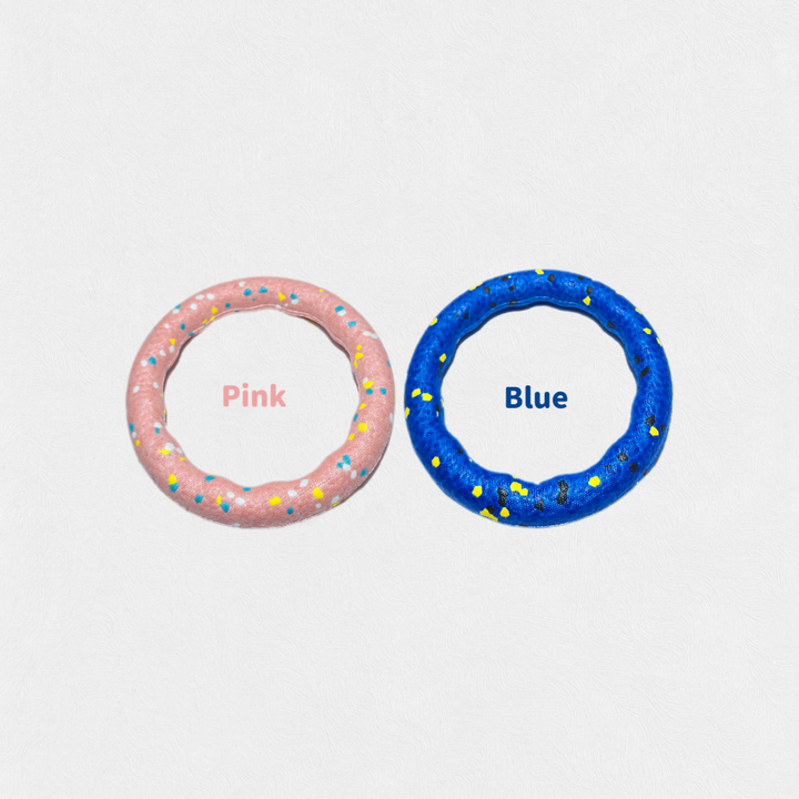 Woofunny ETPU Ultra Soft Elastic Dog Tug Ring Toy