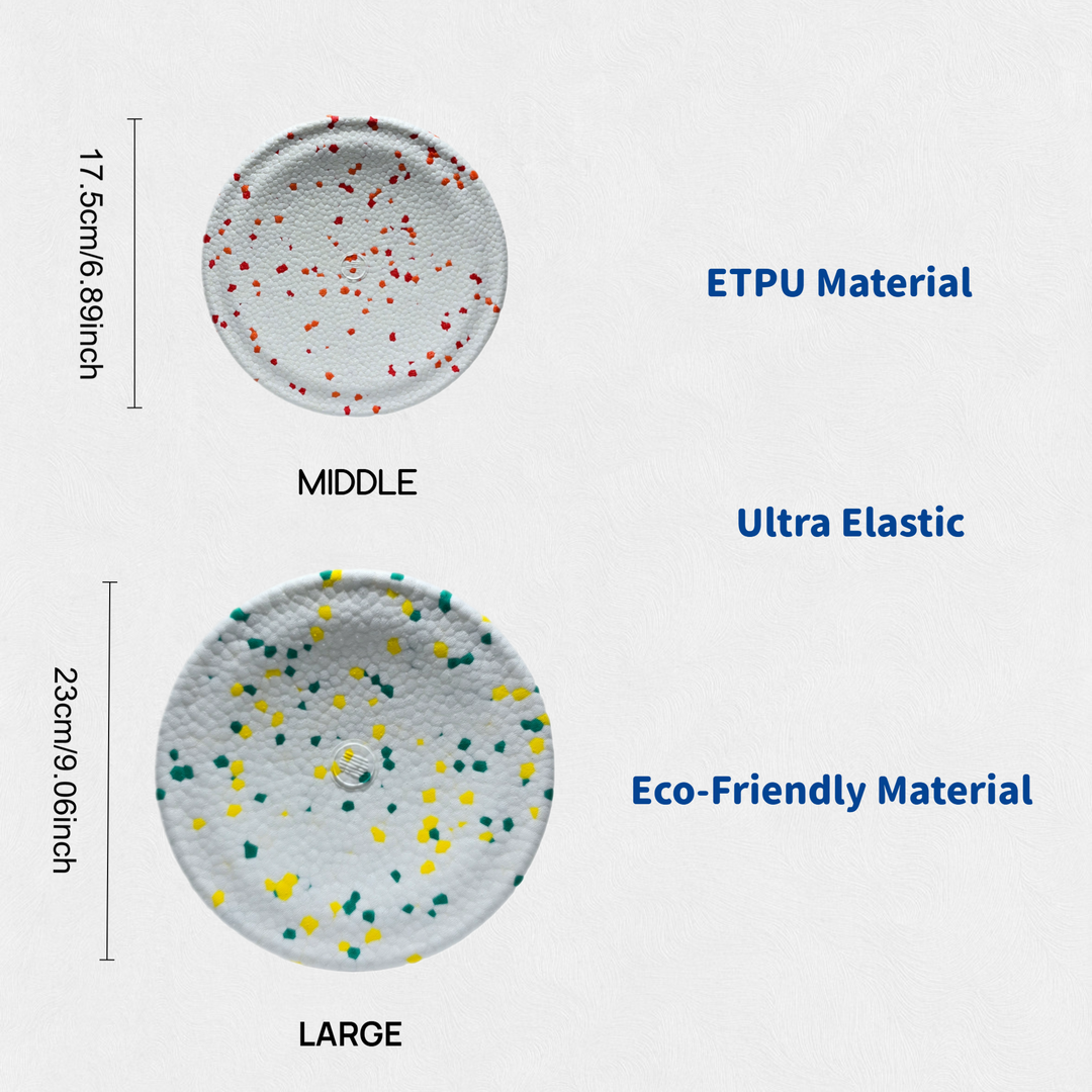 Woofunny ETPU Soft Bounce Dog Frisbee Toy